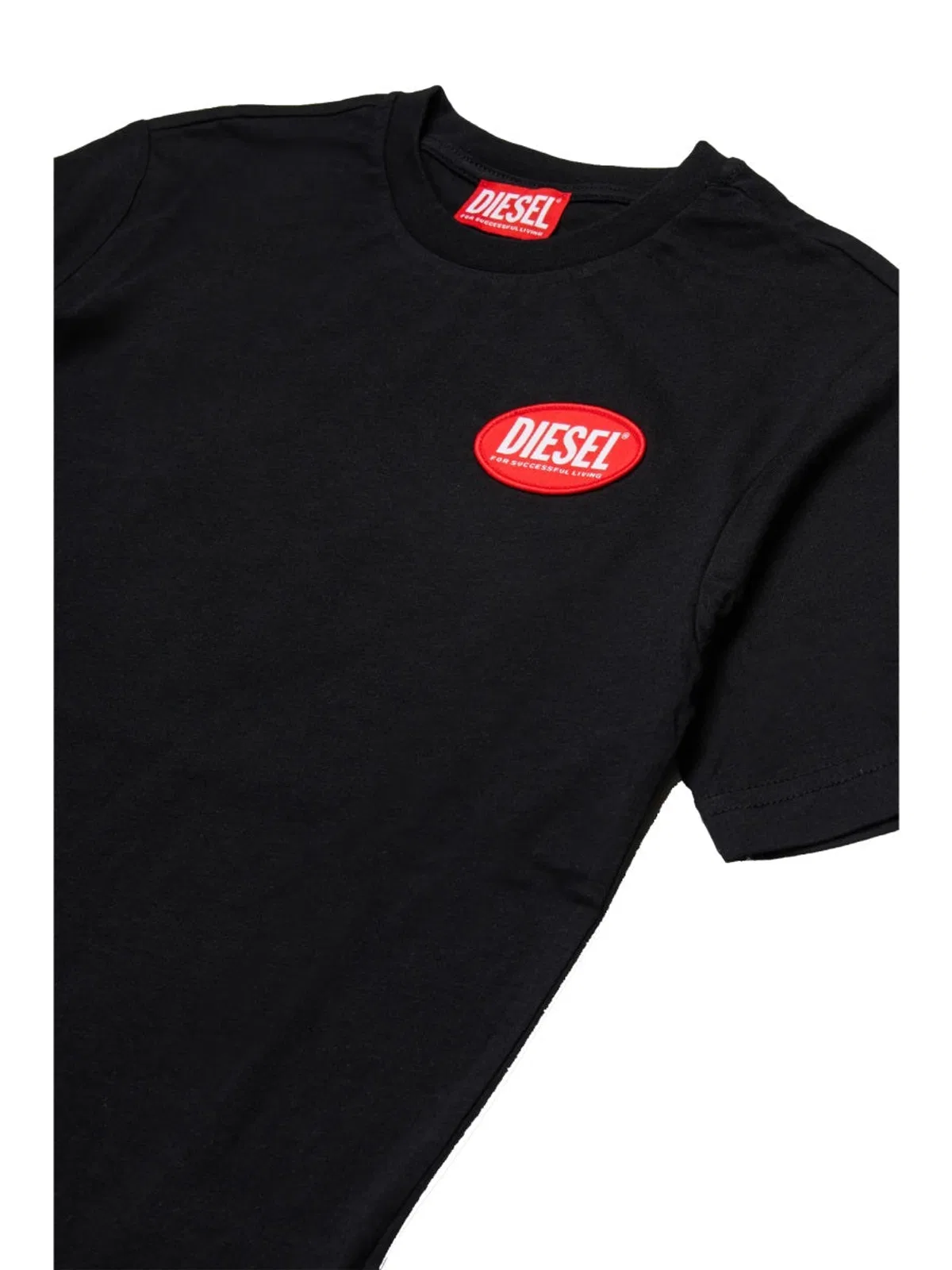 Diesel "tpatch Over" T-shirt In Black