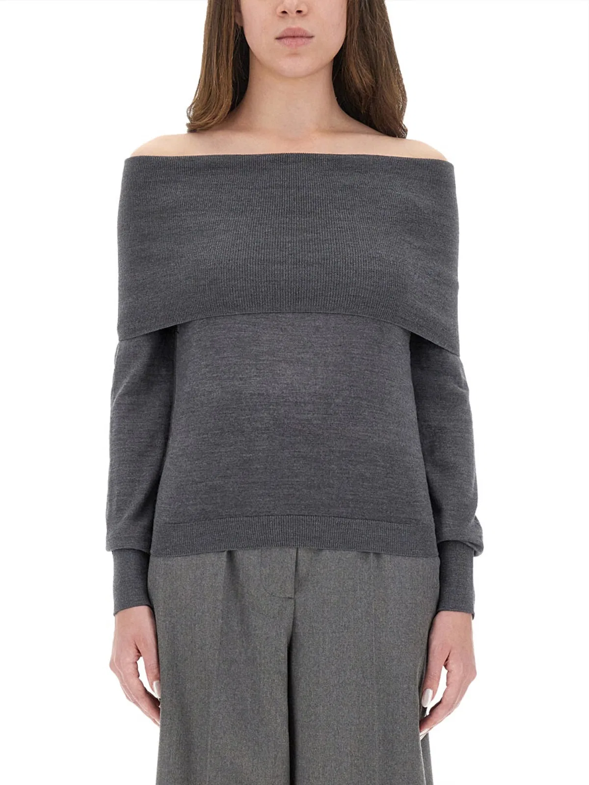 Stella Mccartney Wool Turtleneck Sweater In Multi