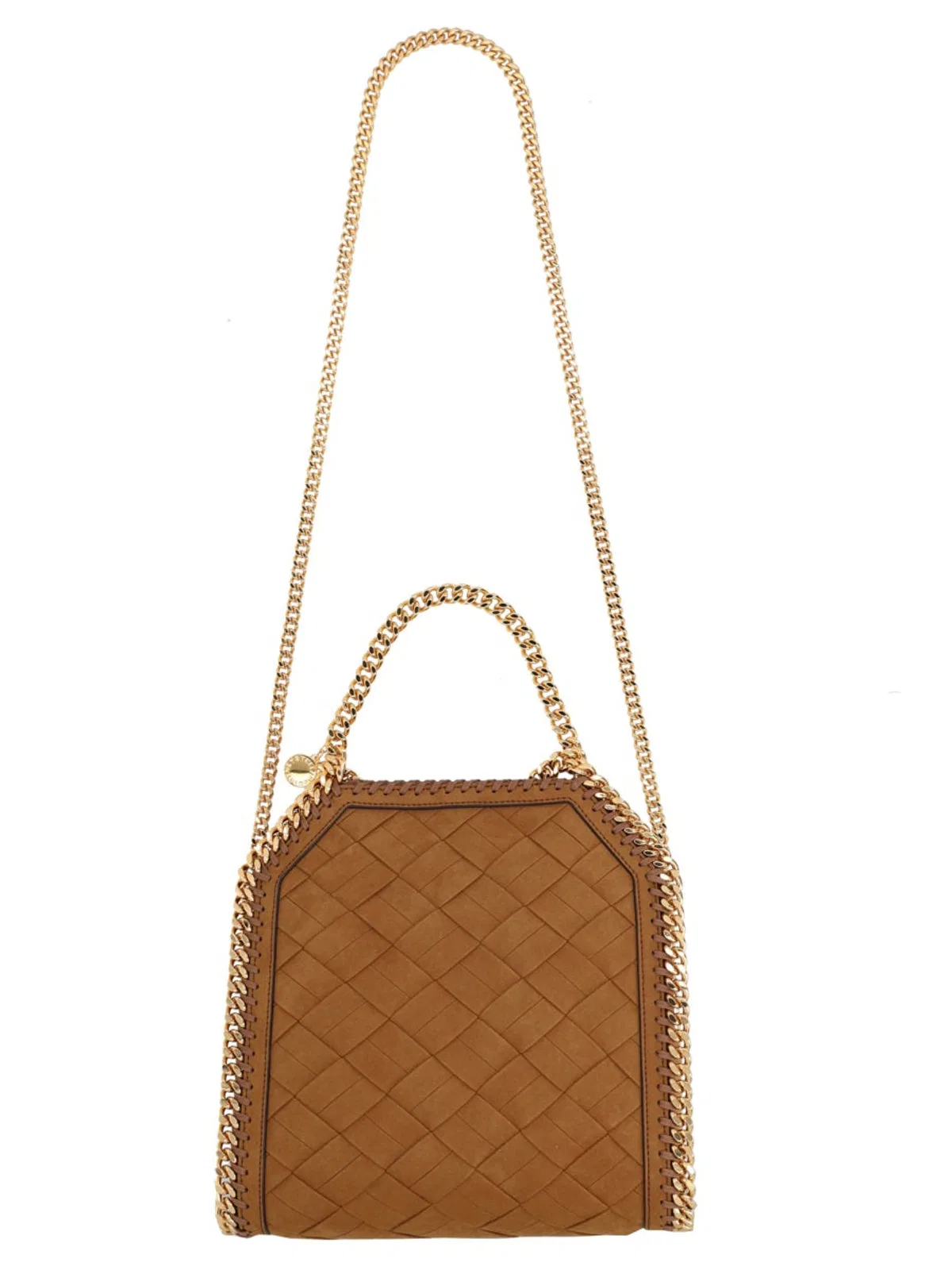 Brown Polyester Handbag
