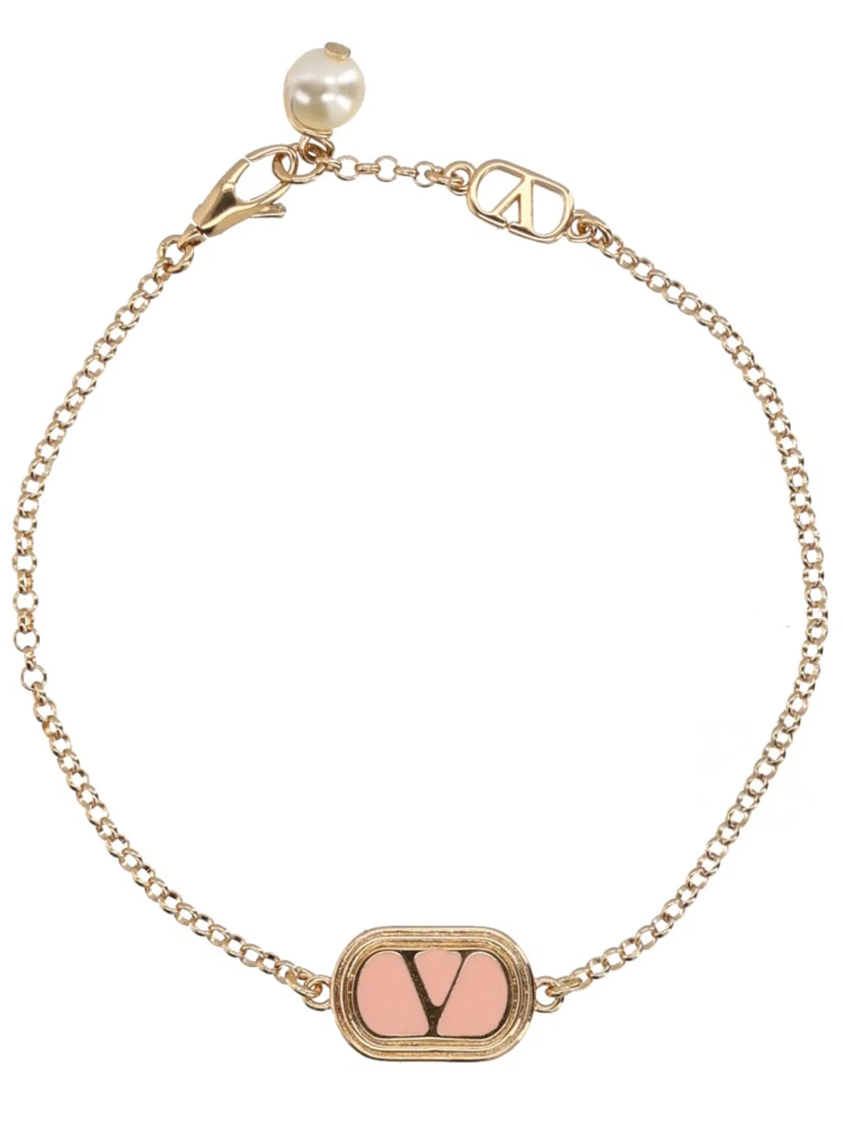 Valentino Garavani "ovalette" Bracelet In Gold