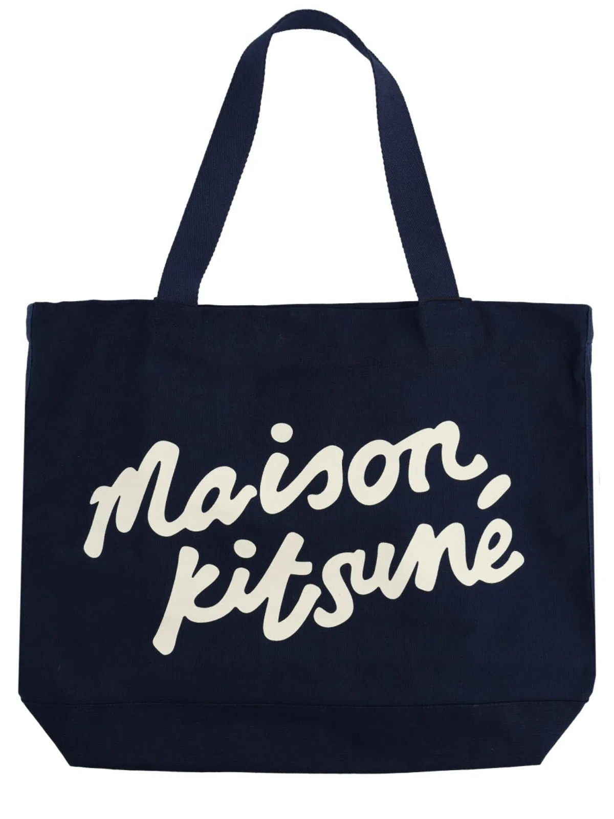 Maison Kitsuné Tote Bag With Writing