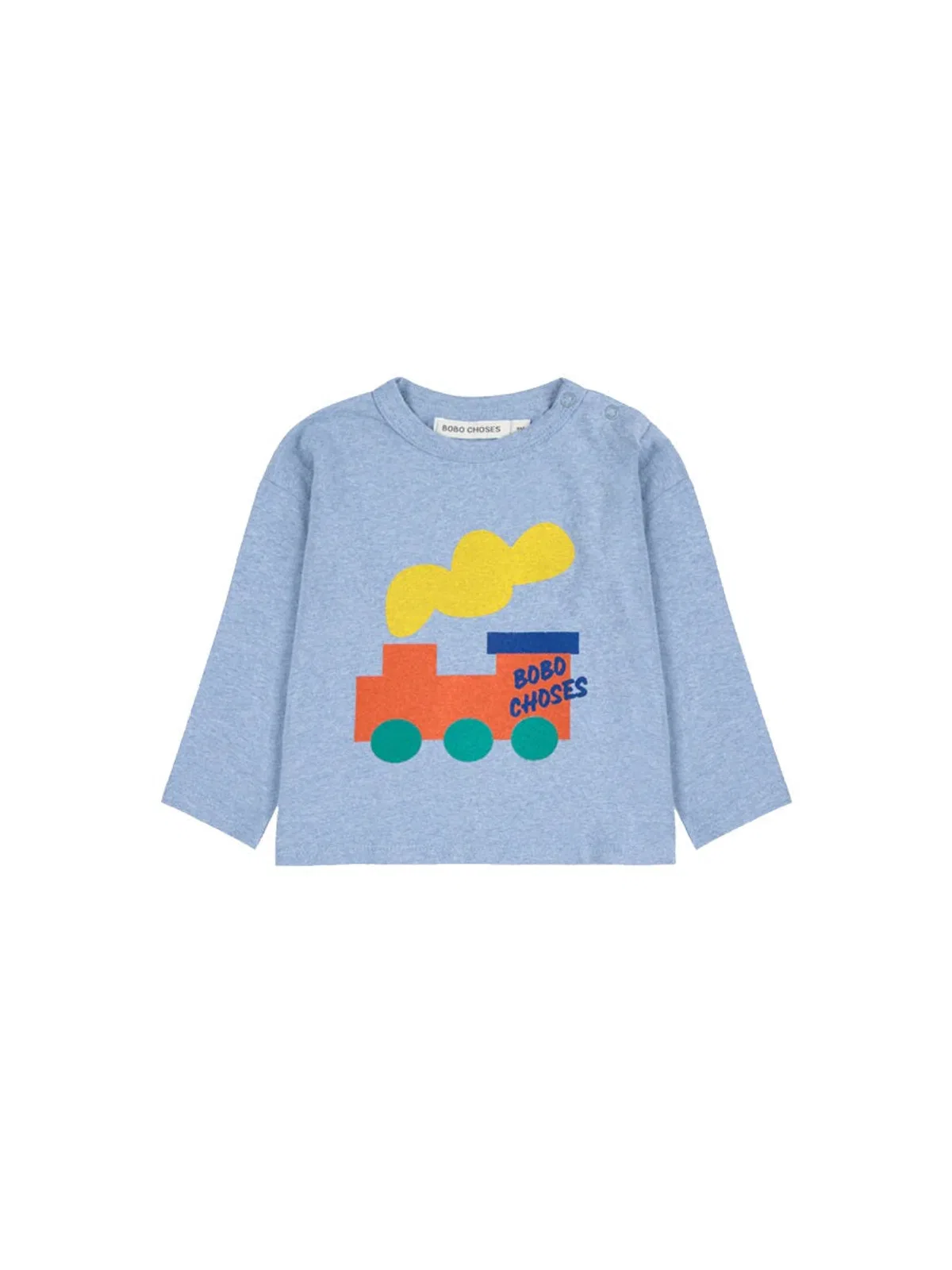 Bobo Choses "choo Choo" T-shirt In Blue