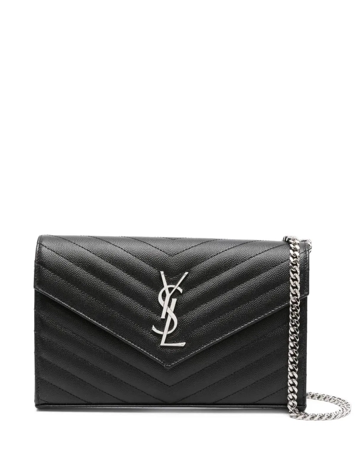 Classic Cassandre Chain Wallet In Grain De Poudre Leather