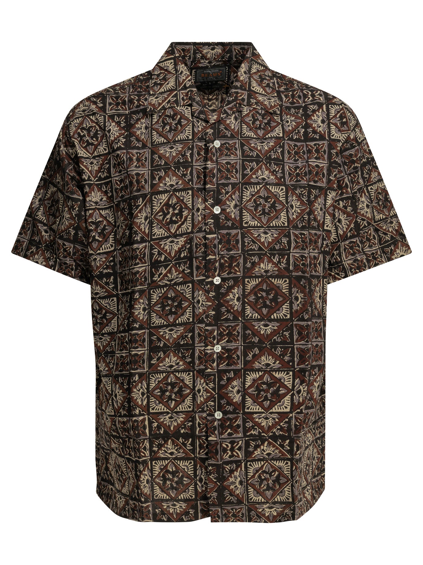 "Block Print" Casual Shirt