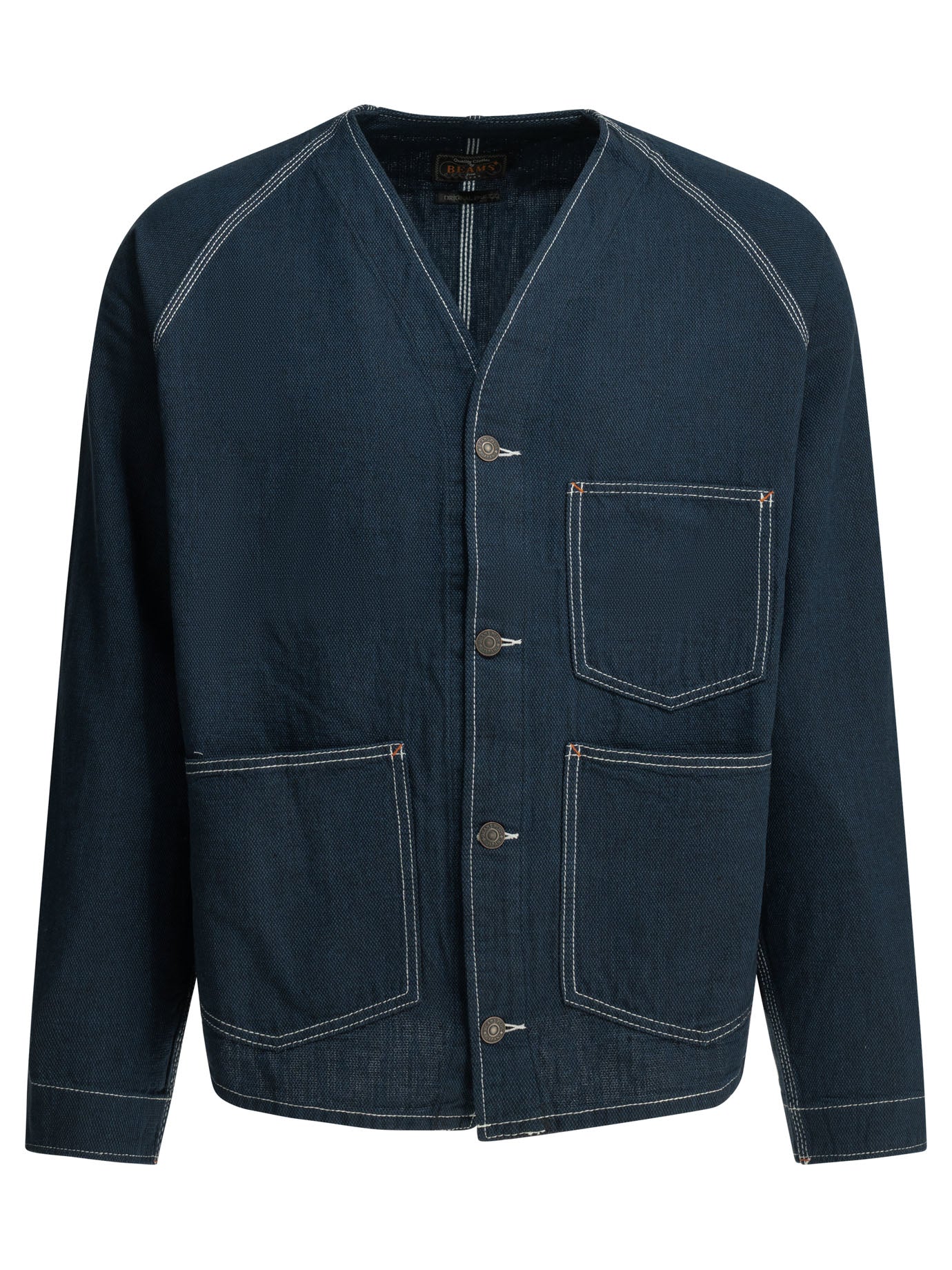 Engineer Blue Cotton Denim Jacket