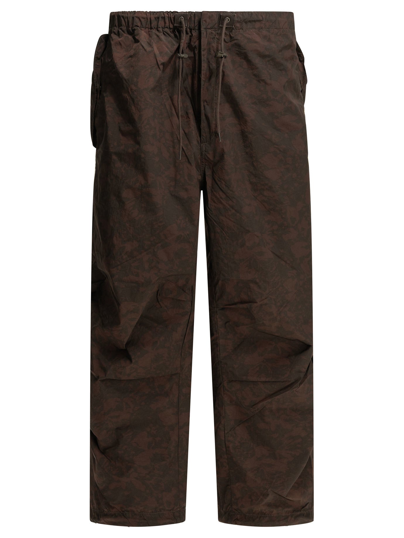 Mil Brown Nylon Parachute Pants