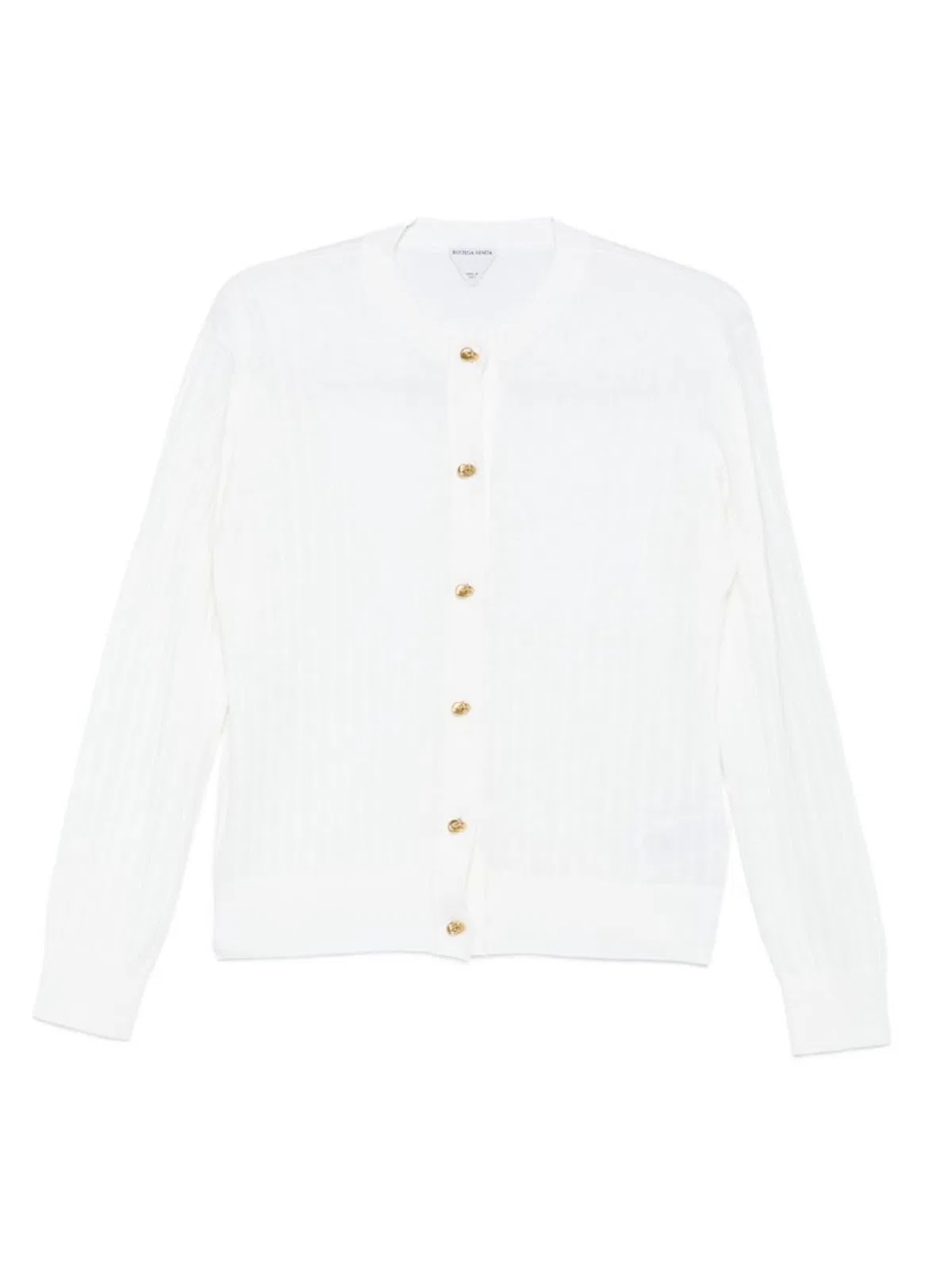 Bottega Veneta Wool Cardigan In White
