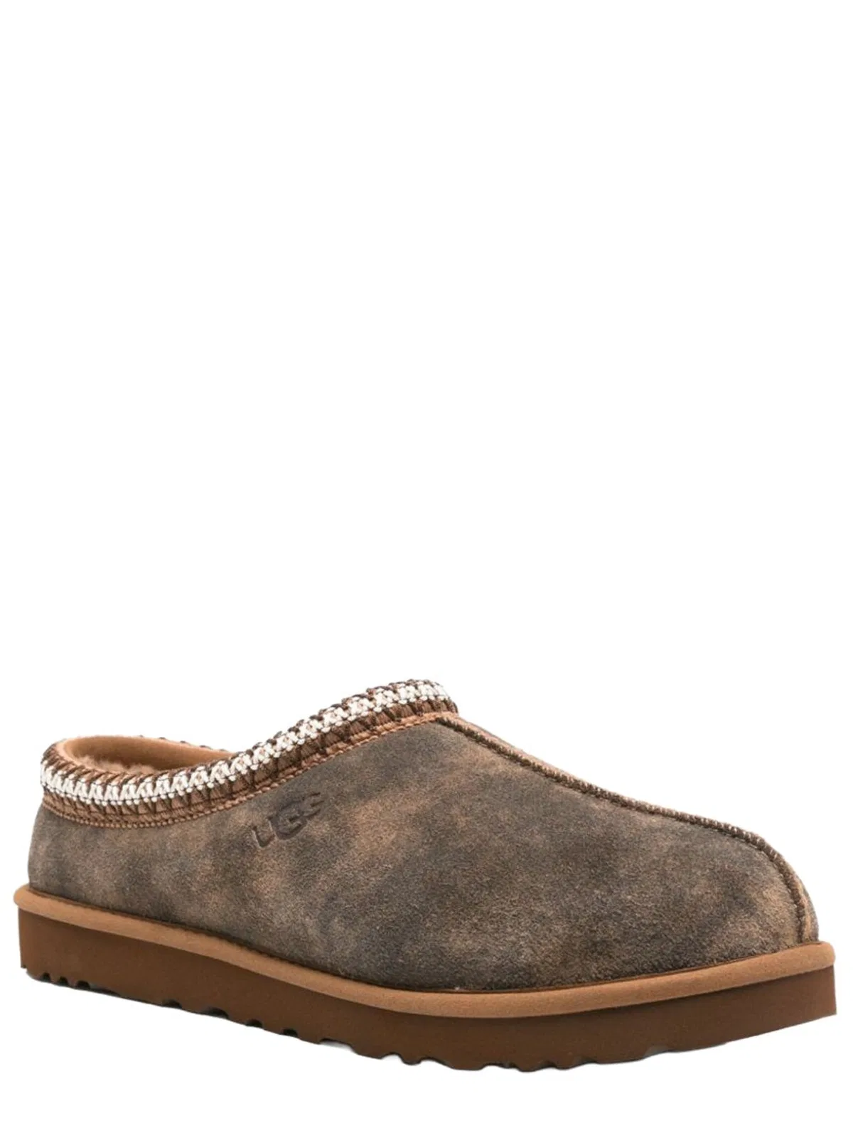 Ugg Chestnut Brown Suede Leather Tasman Ii Slippers In Brown