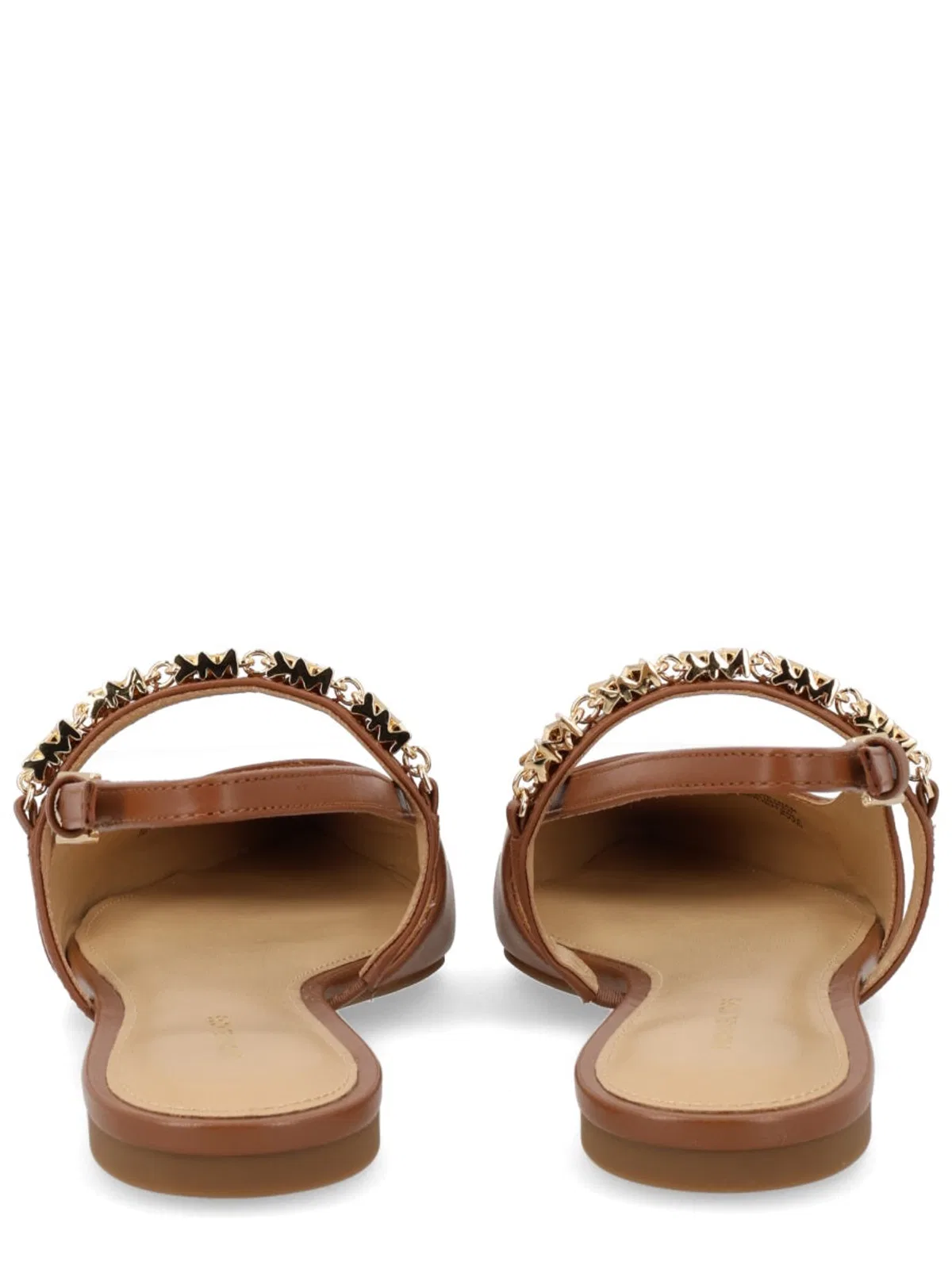 Michael Michael Kors Michael By Michael Kors Elegant Leather Flats For Women In Brown