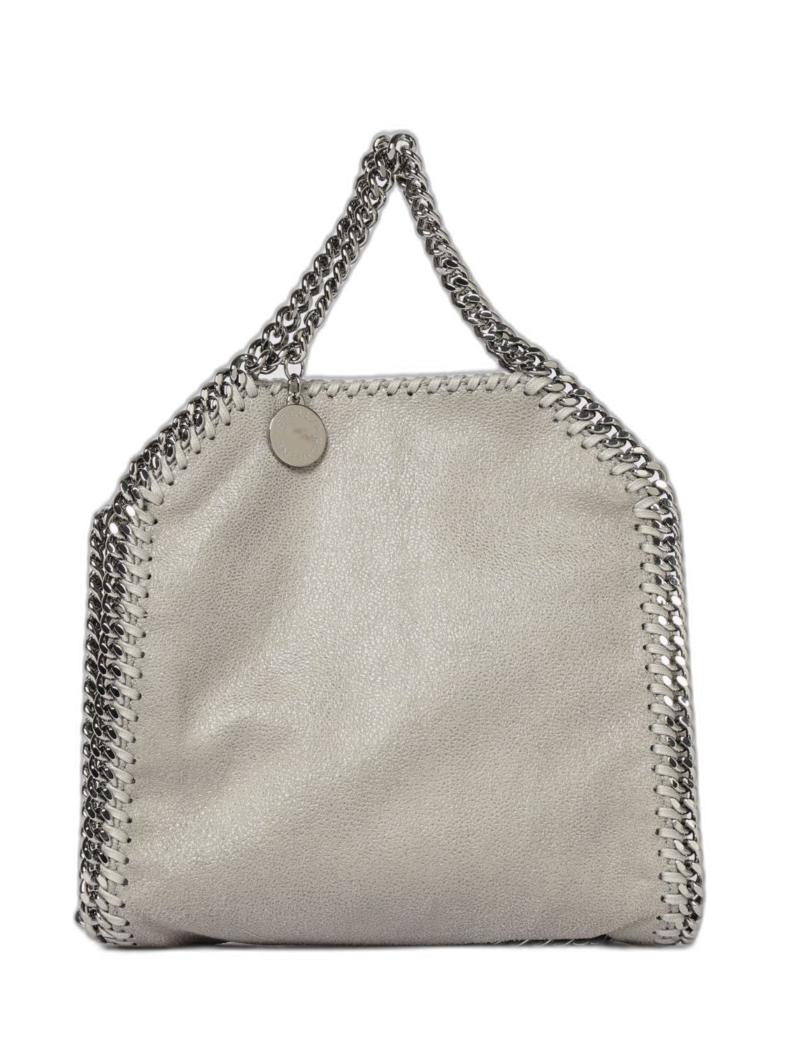Falabella Micro Tote Bag In Light Grey