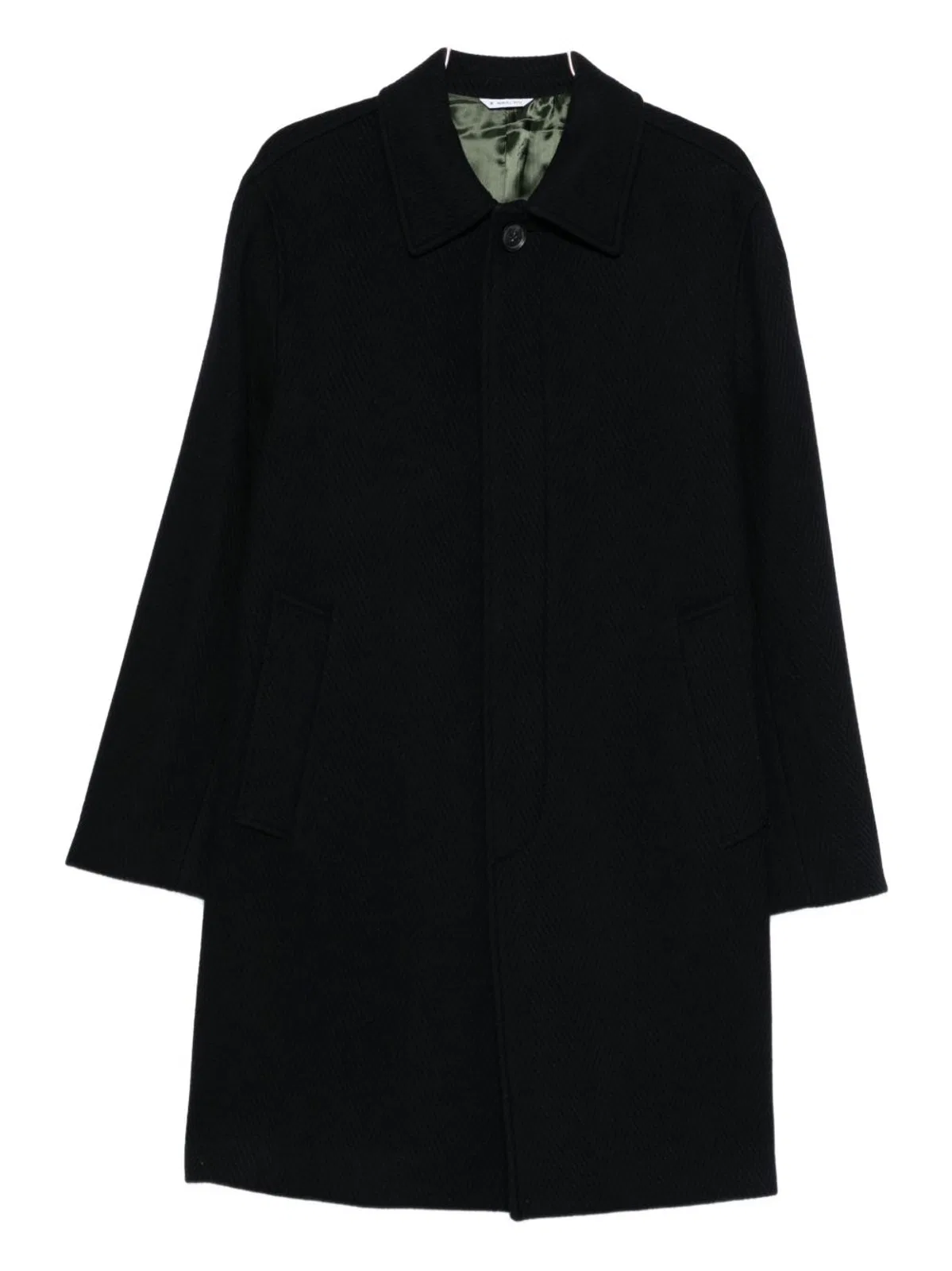Manuel Ritz Single-breasted Coat In Black