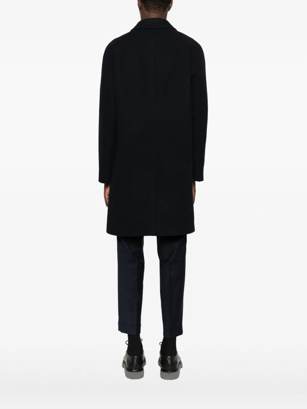 Manuel Ritz Single-breasted Coat In Black