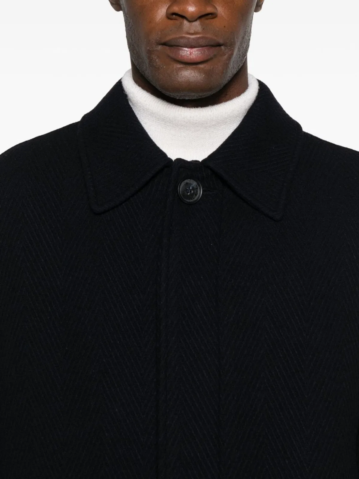Manuel Ritz Single-breasted Coat In Black