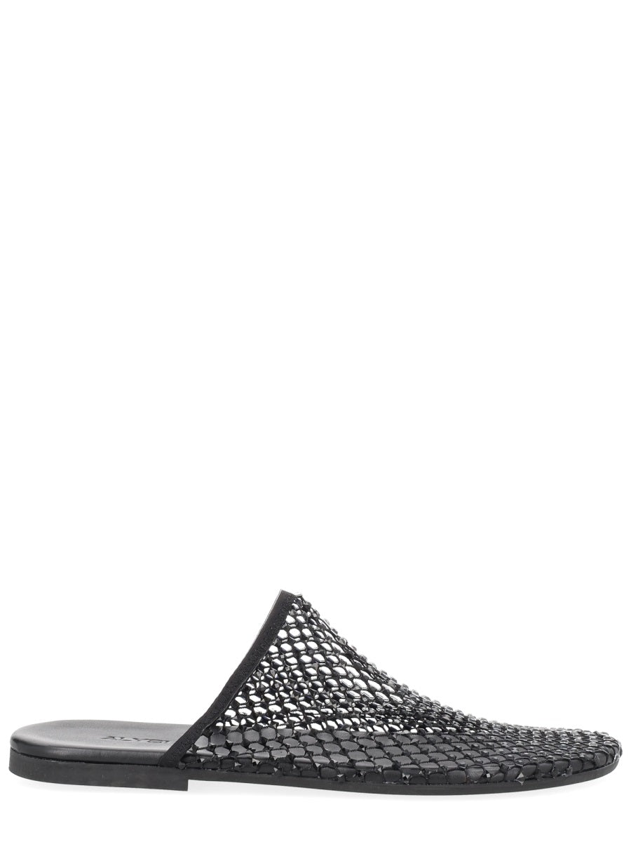 Mule Shoe With Rhinestones
