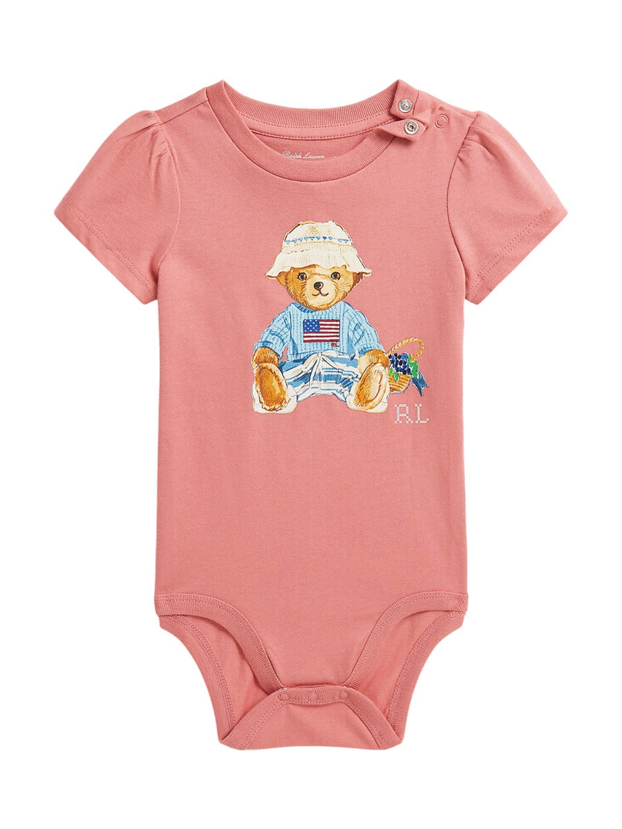 Bodysuit With "Bear" Logo