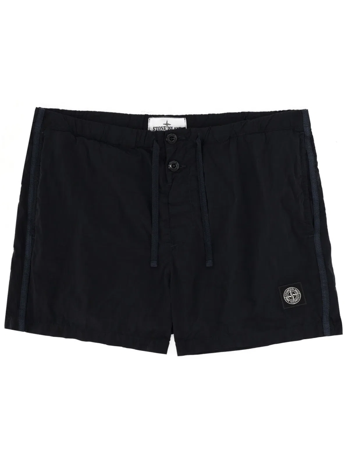 Swimsuit With Logo Patch