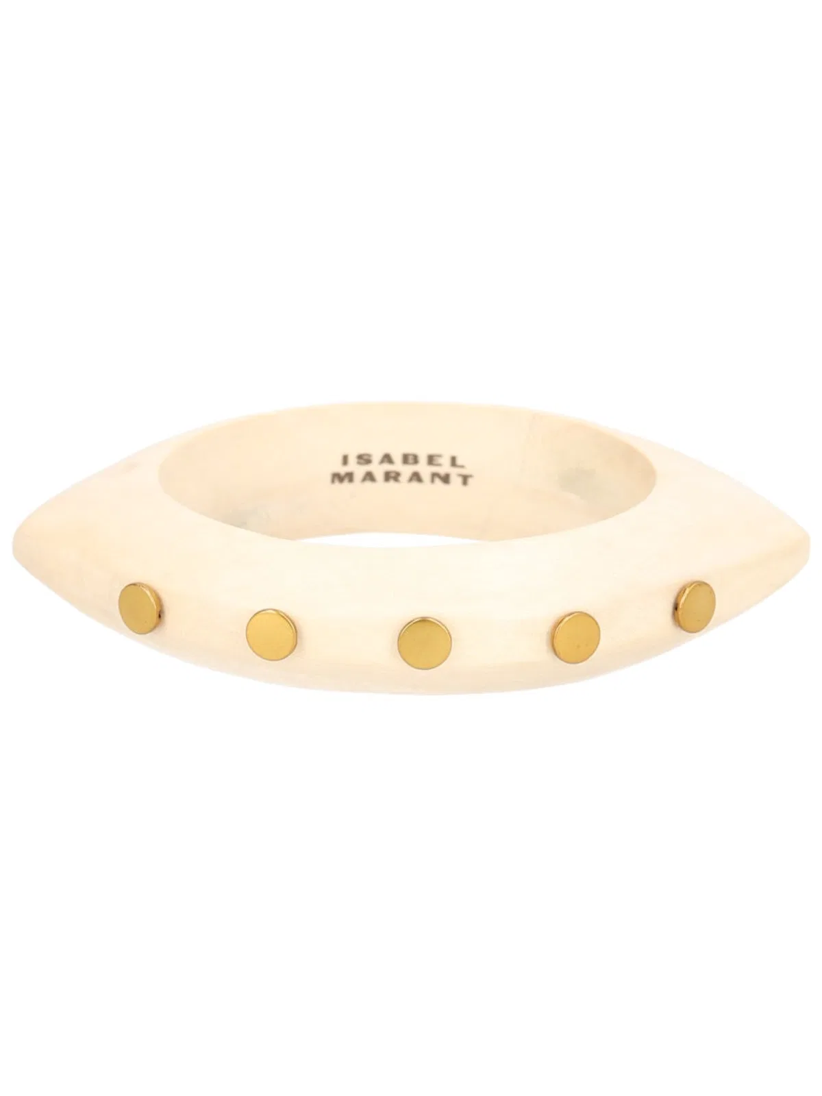 Isabel Marant Studded Bangle Bracelet In Ivory