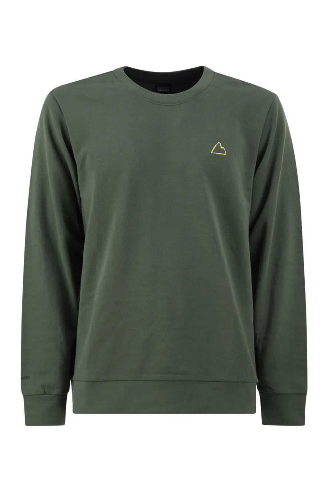 Organic Cotton Mountain Logo Crewneck Sweatshirt