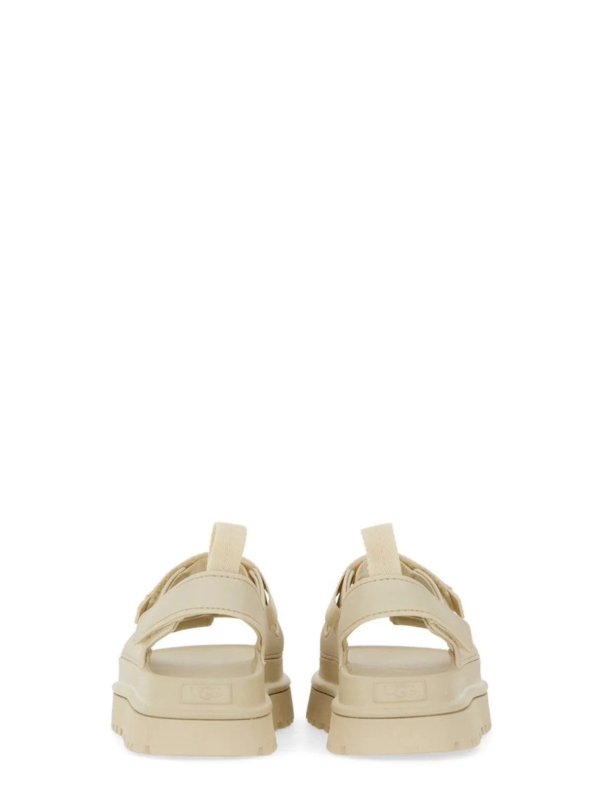 Ugg Goldenglow - Adjustable Wedge Sandals In Neutral