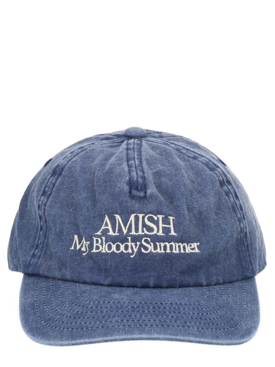 Baseball Cap With Embroidery