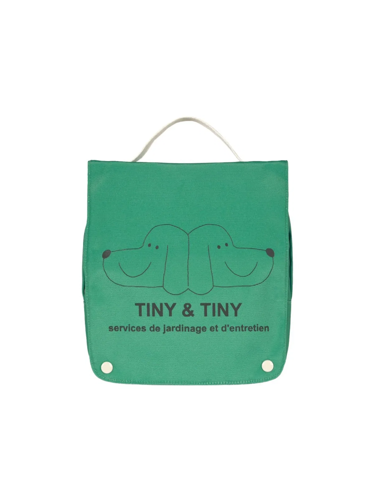 Tinycottons "tiny & Tiny" Backpack In Green