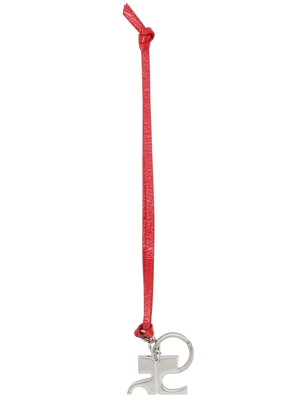 Courrèges Courreges Keychain "ac Naplack" In Red
