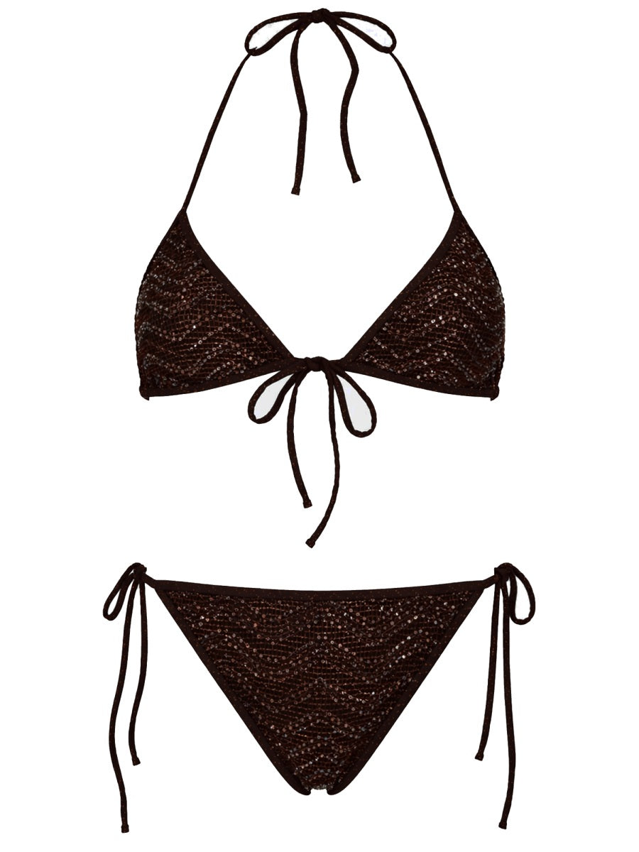 Costume Bikini Con Paillettes