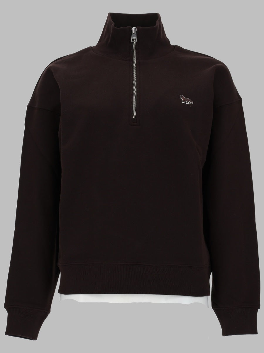 Maison Kitsuné Felpa Con Zip "Baby Fox"