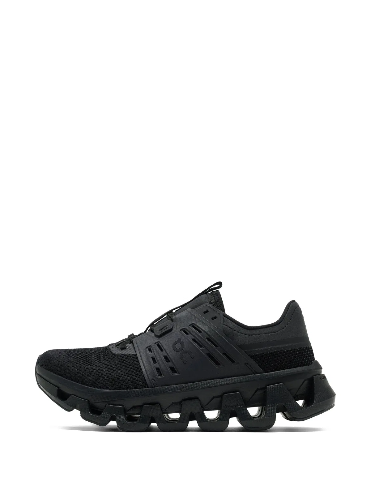 Black Polyester Rubber Cloudswift Amp 1 Sneakers