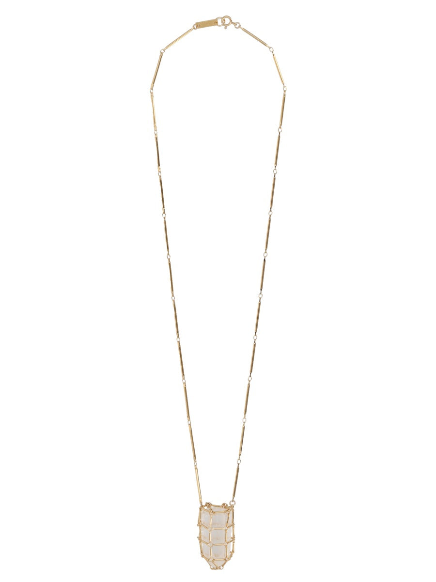 Collana Con Pendente "Rock Crystal"