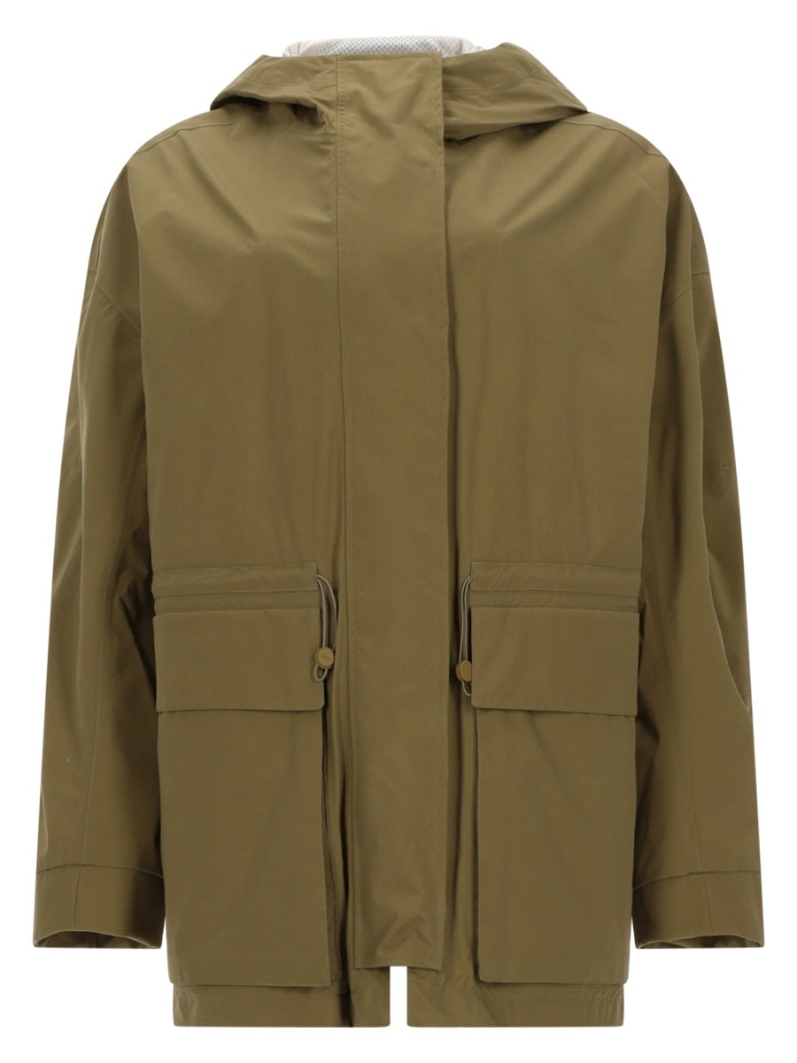Parka Corto Con Cappuccio