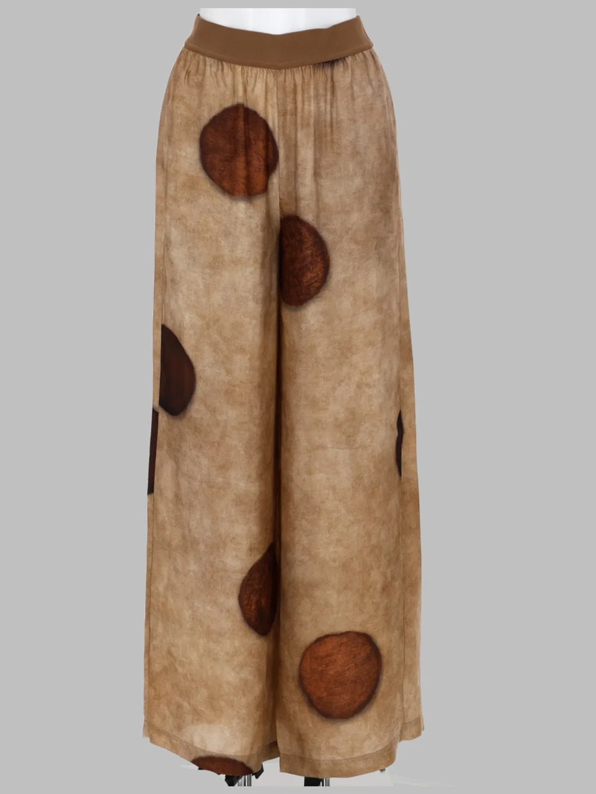 Pantalone Con Macro Pois