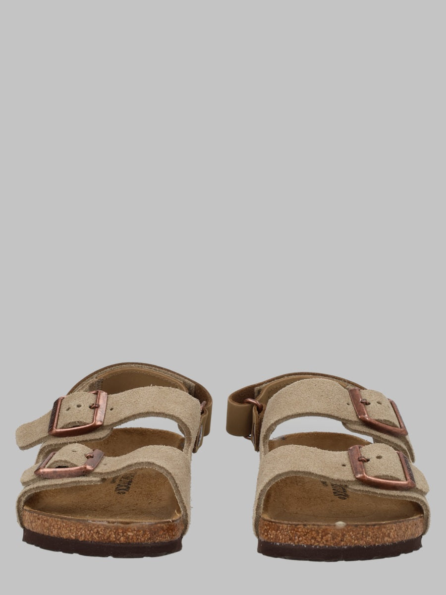 Milano Hl Kids Taupe, Suede Leather - Calz. S