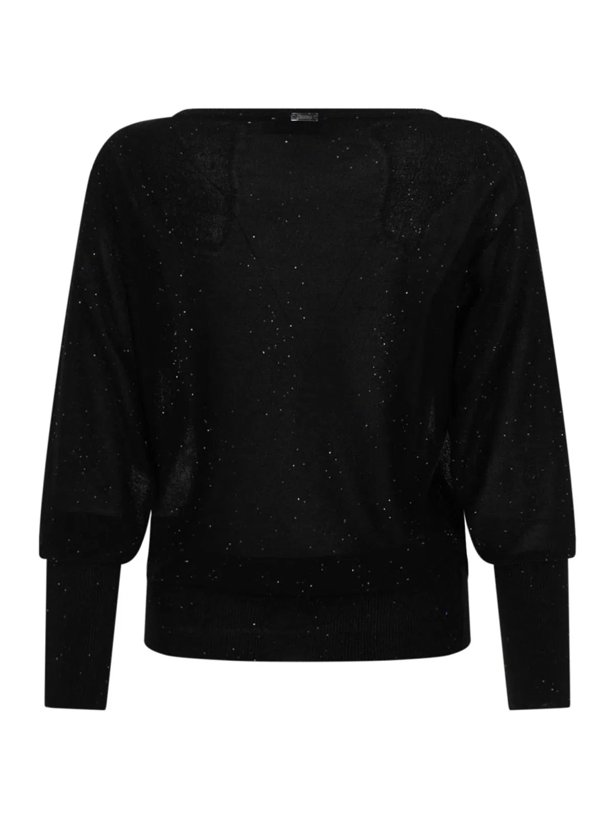 Herno Sequined Shirt In Black