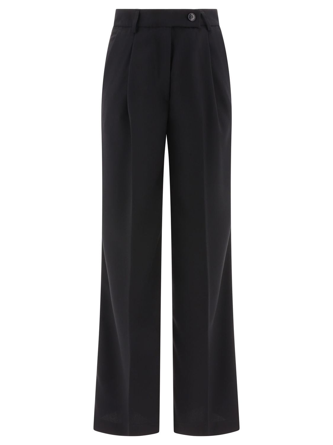 Tailored Trousers With Pressed Crease
