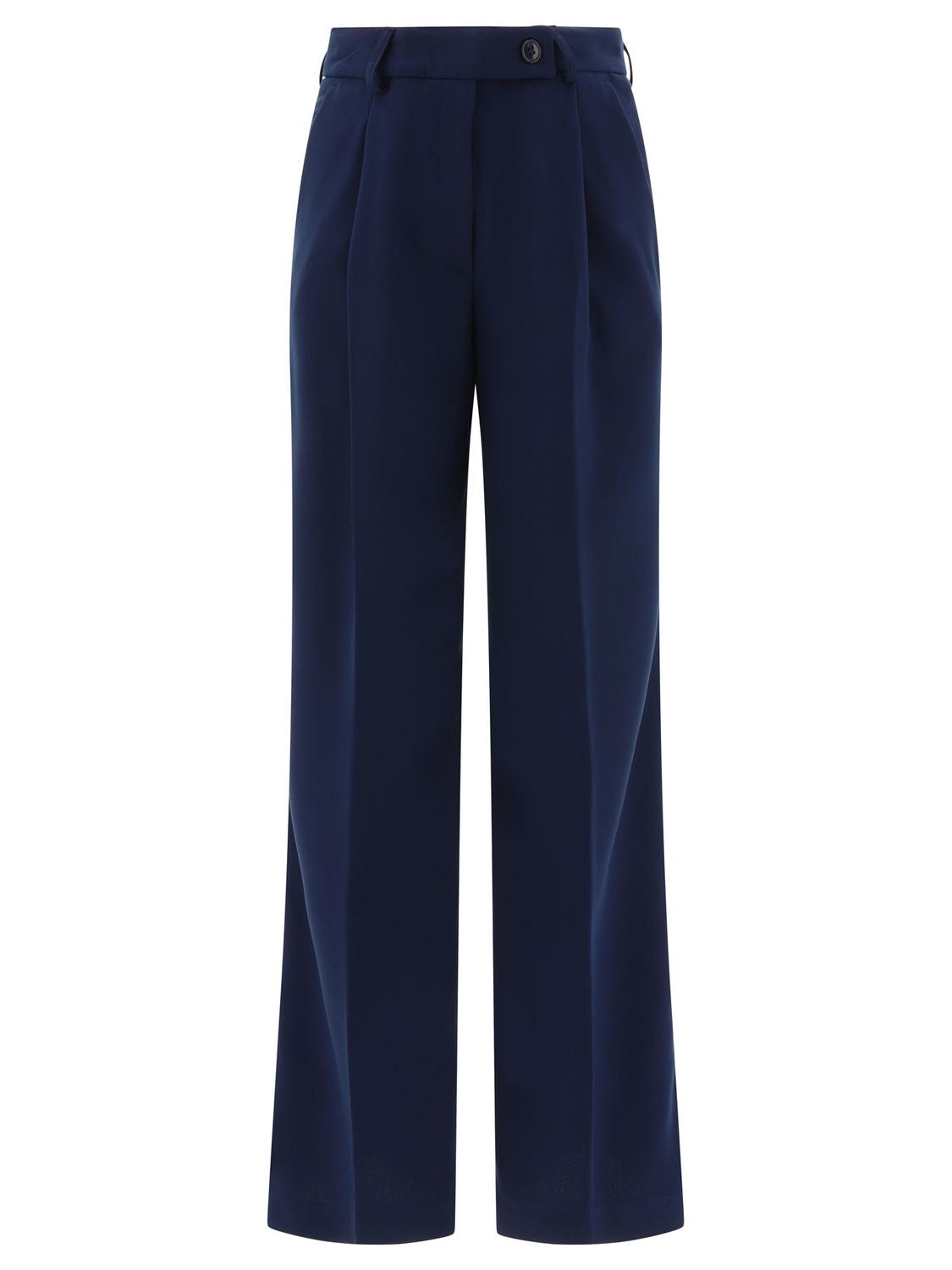 Tailored Trousers With Pressed Crease