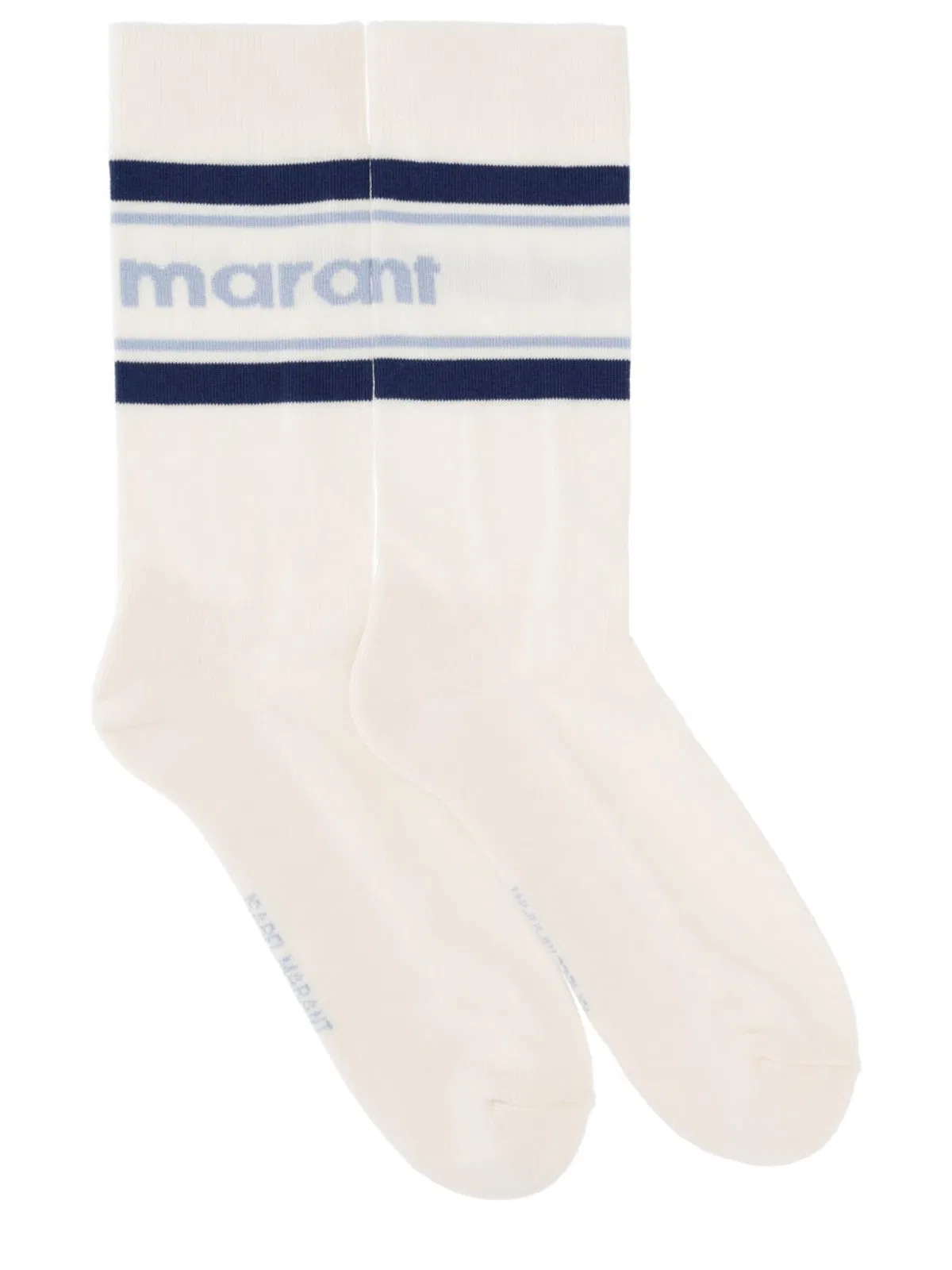 Isabel Marant Marant Socks With Logo In Blue