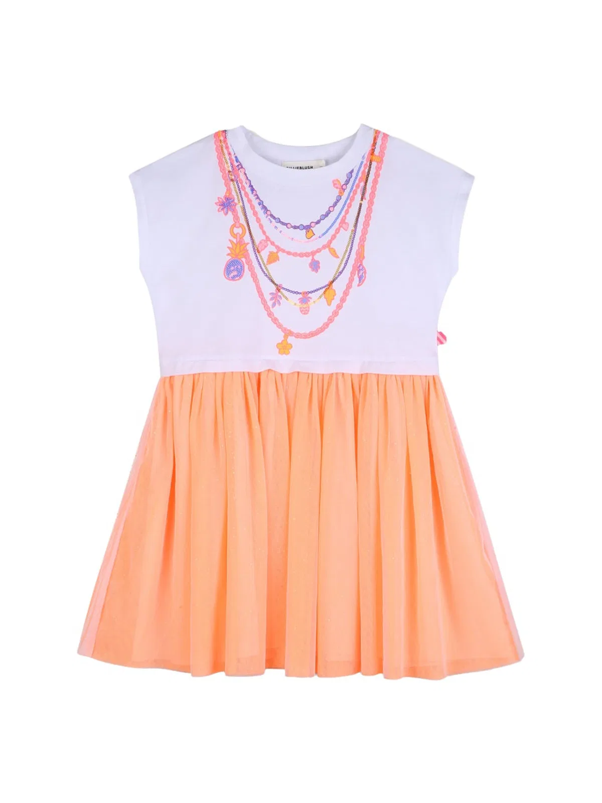 Vestito Con Stampa "Collane"