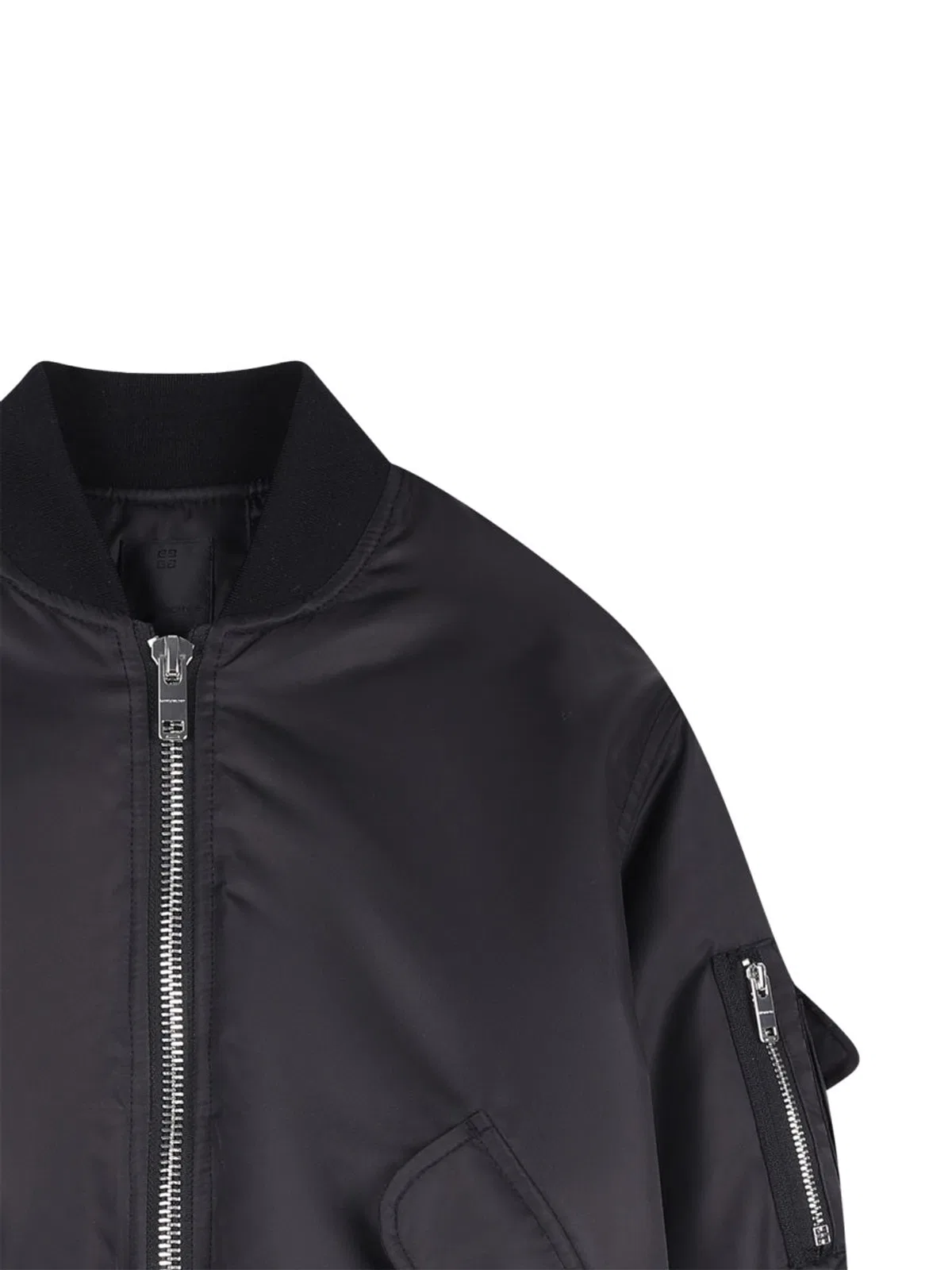 Givenchy Bomber Con Stampa Logo In Black