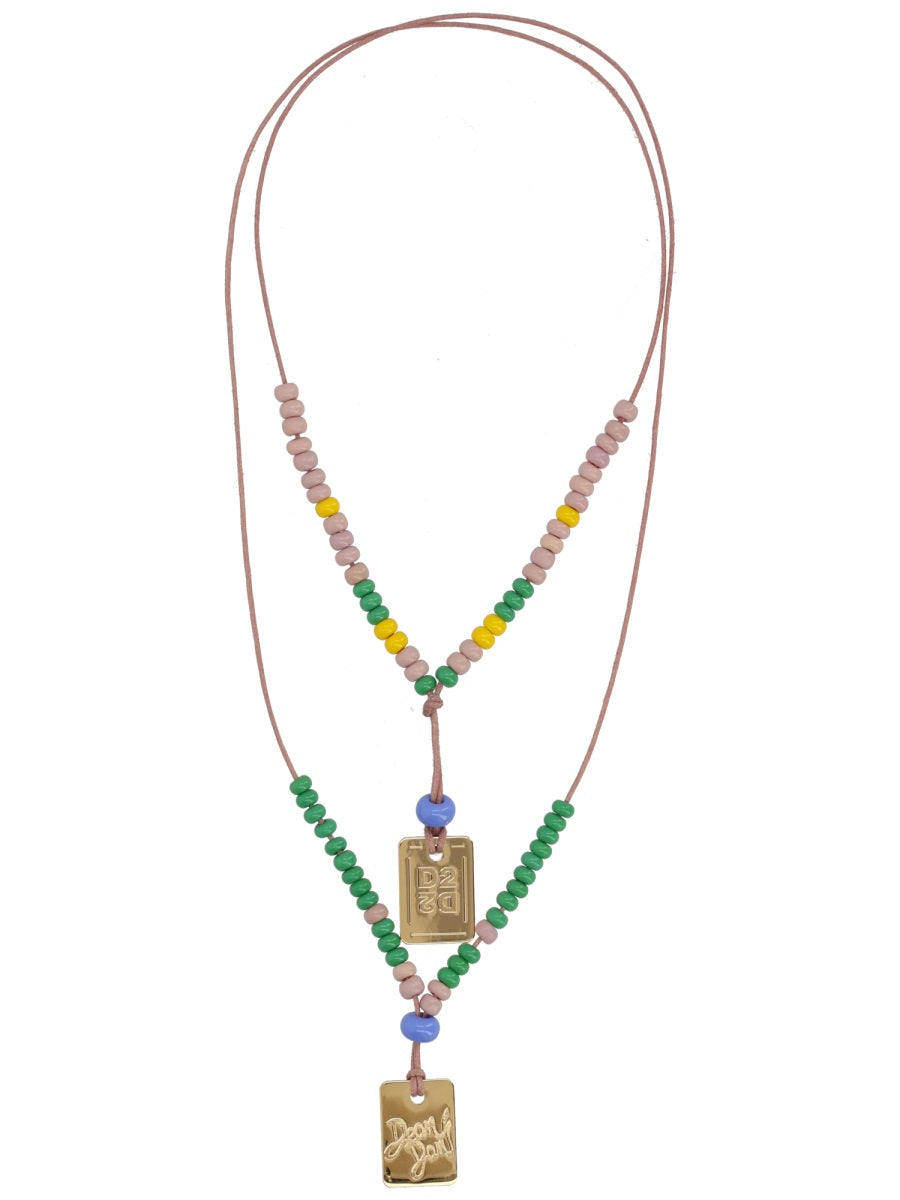 Necklace With Logo Plaques