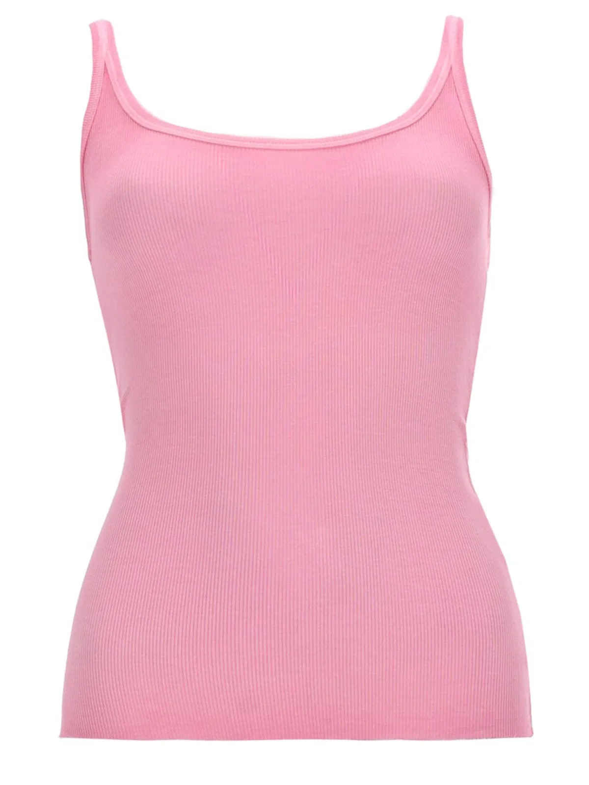 Msgm Tank Top In Viscosa In Multi