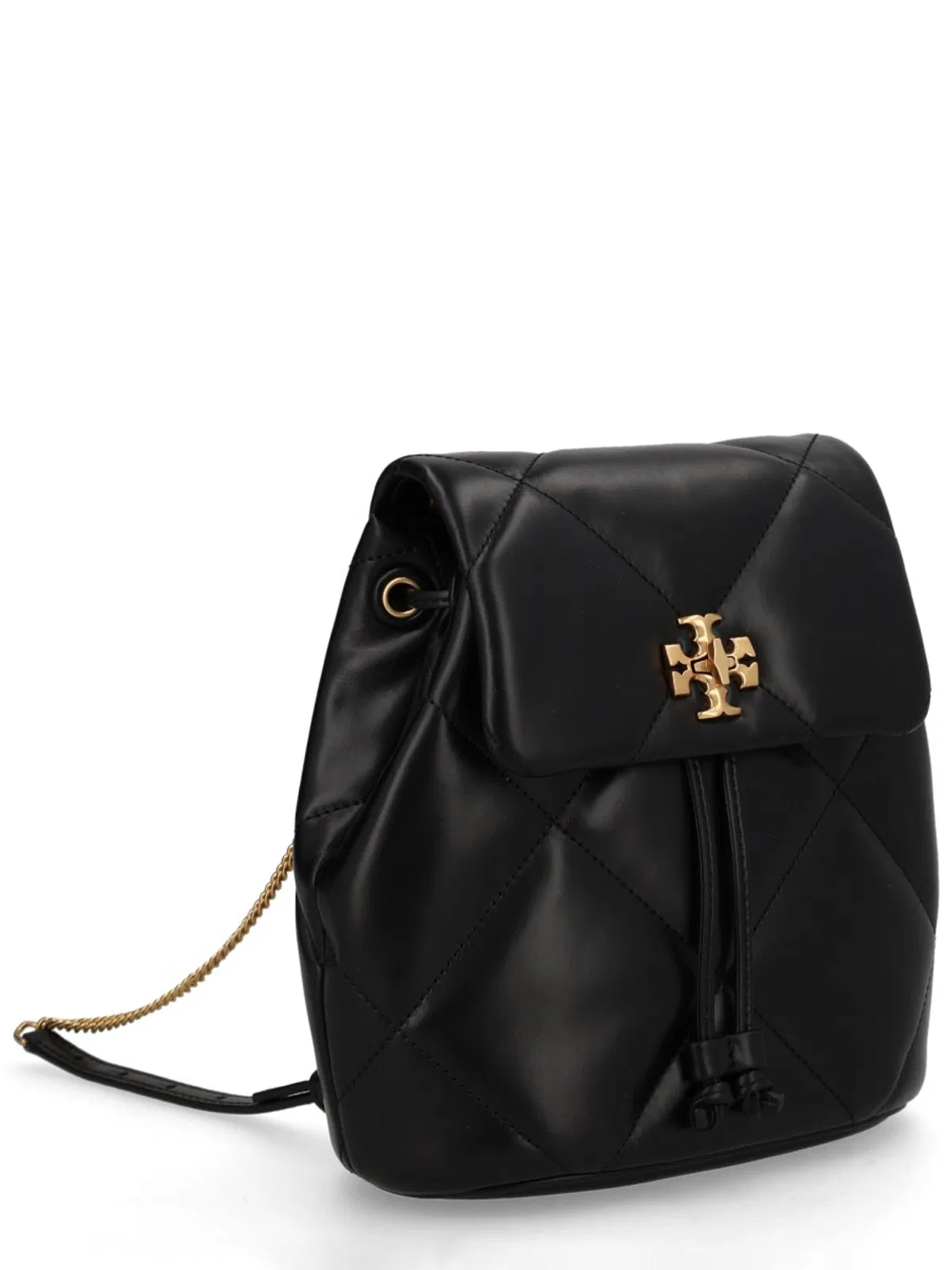 Tory Burch Kira Diamond Small Leather Backpack In Blue