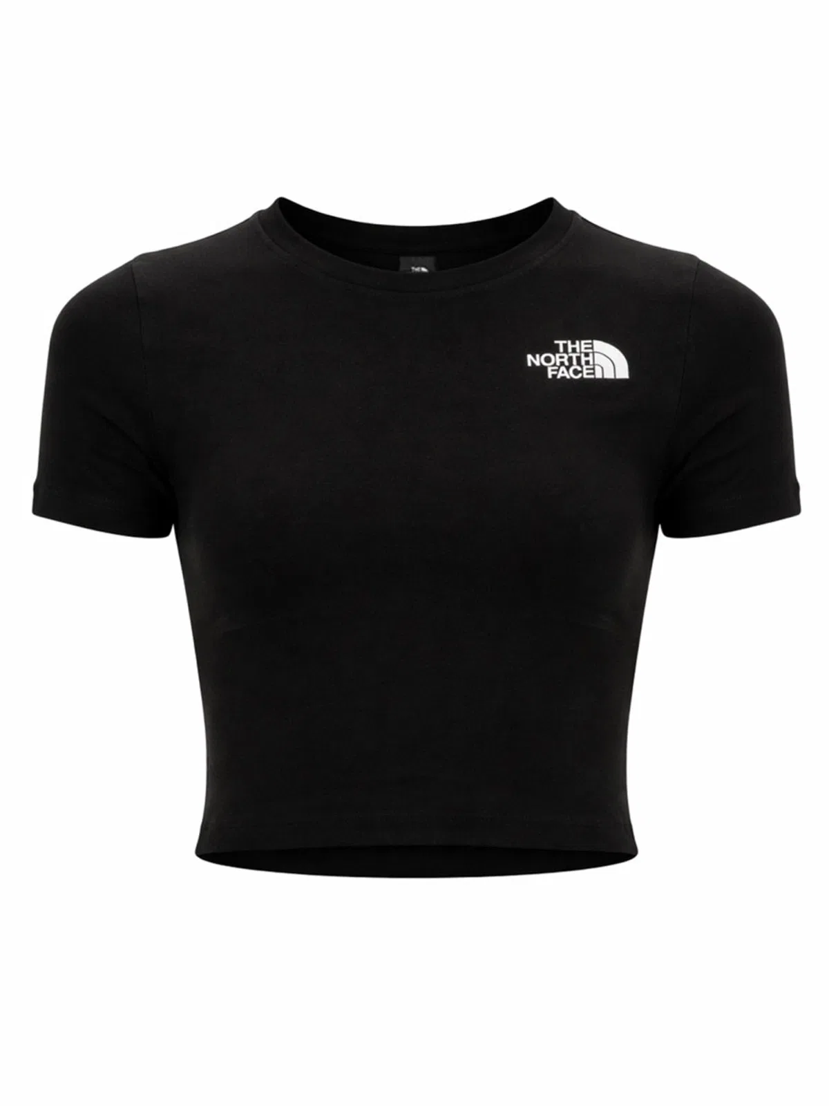 The North Face Cropped T-shirt In Black