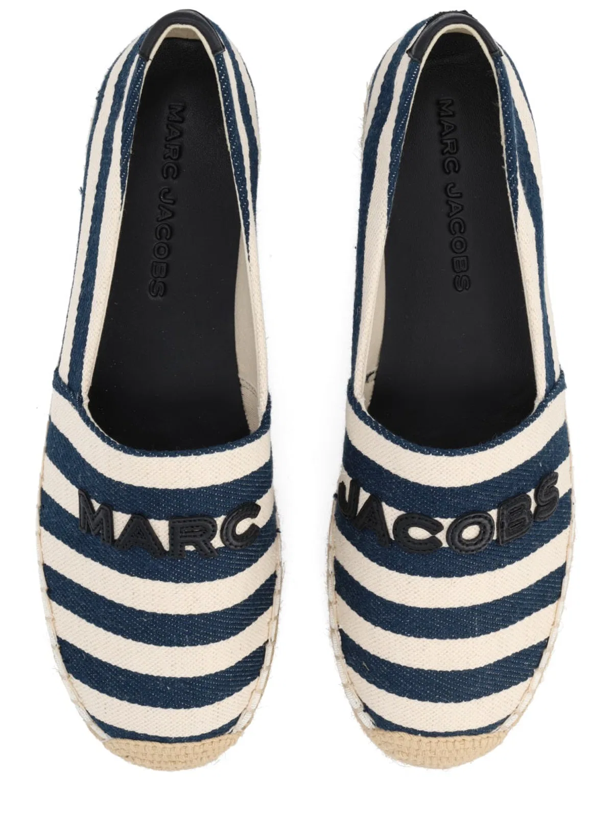 Marc Jacobs Espadrilles Jute Sole Round Toe Striped In Multi