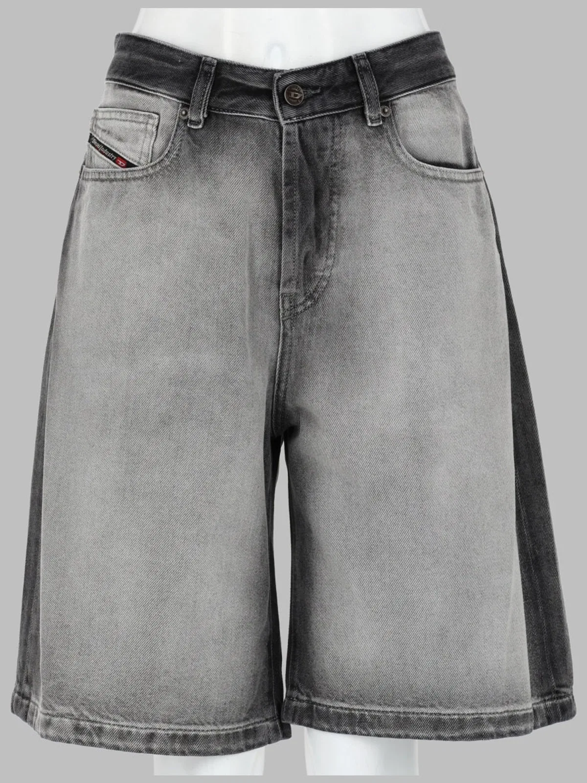 Shorts In Denim "Skeleton"