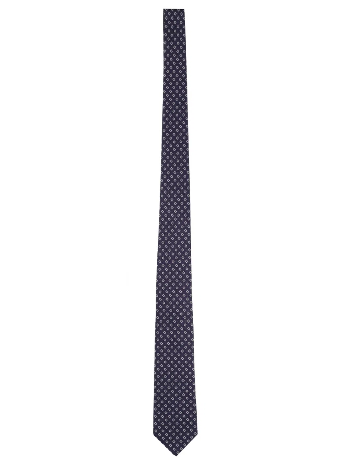 Tagliatore Silk Tie In Blue