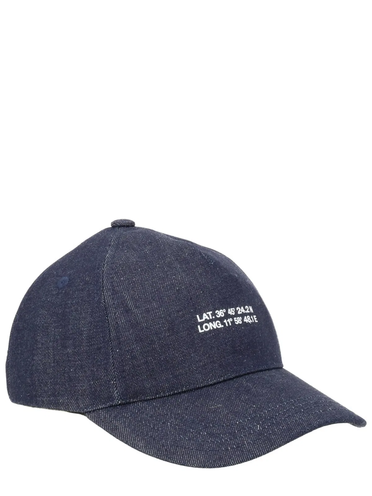 A.p.c. Black Cotton Hat In Blue