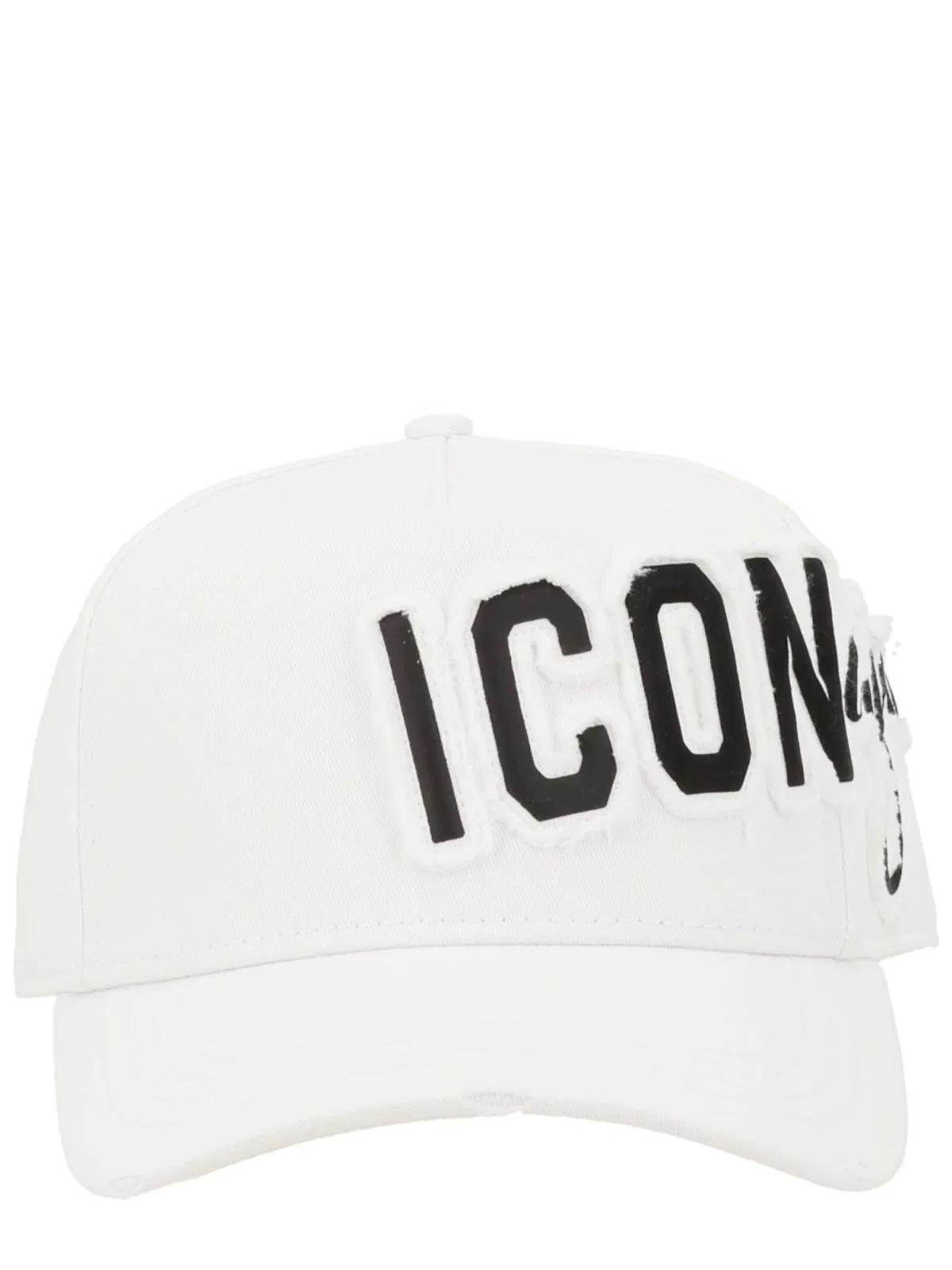 Dsquared2 Dsquared Cotton Baseball Cap With Soft Lining In Multi