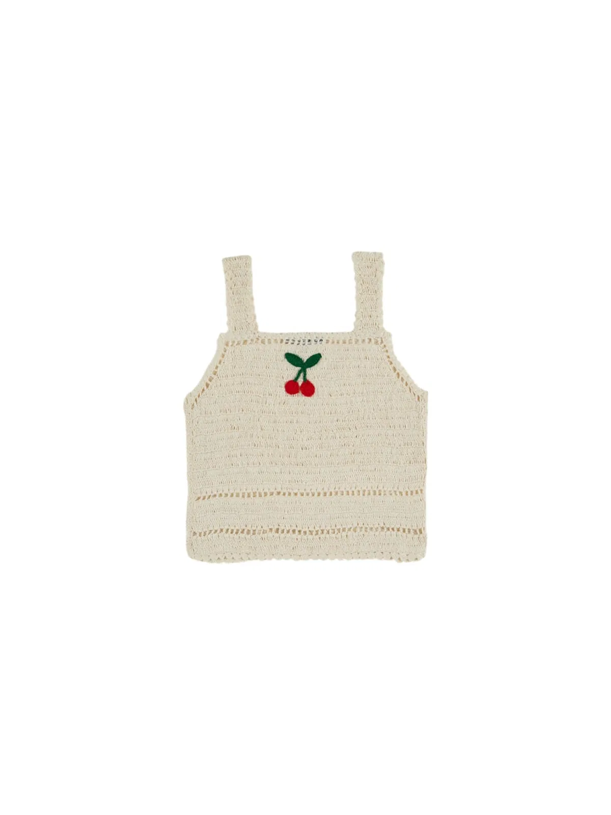 Emile & Ida Top Crochet Con Ciliegie