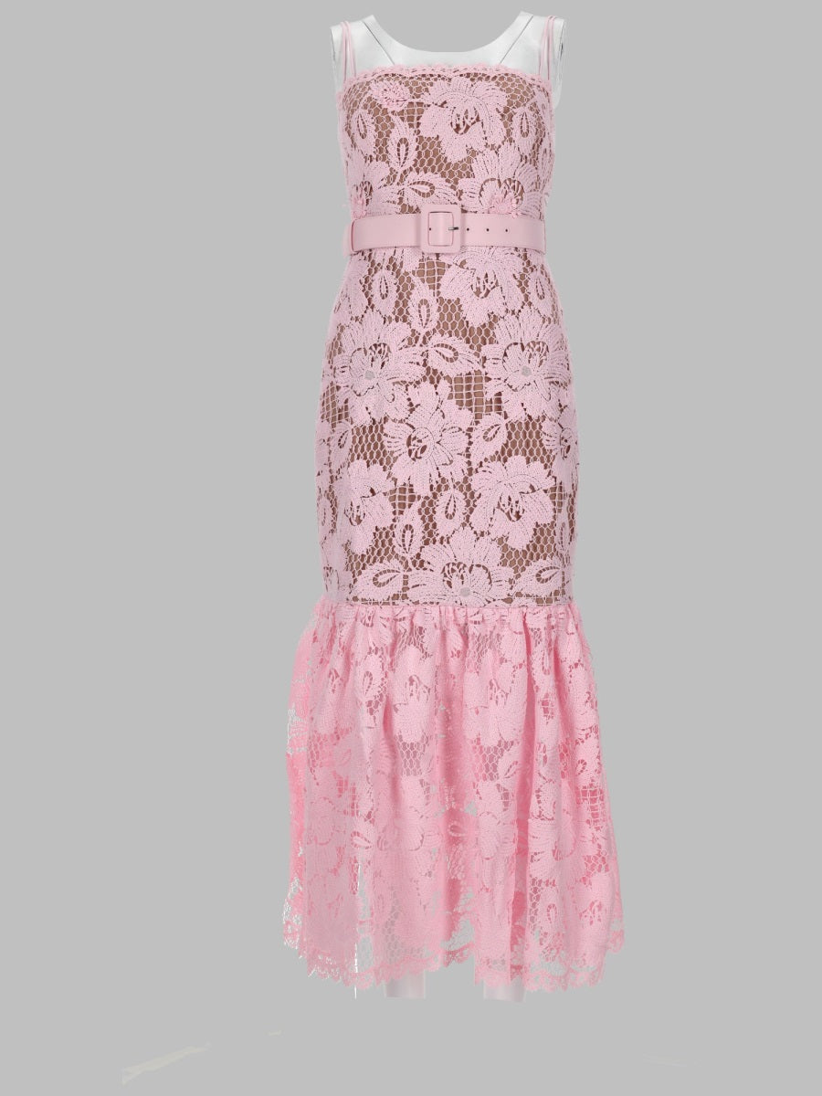 Abito Midi In Crochet